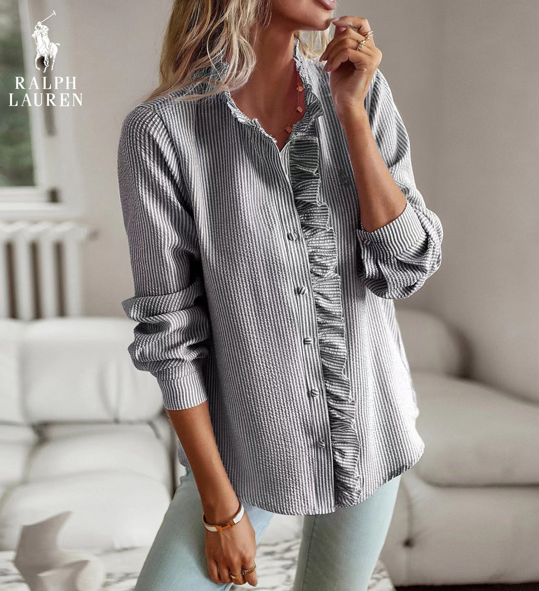 Élise | Chemise Décontractée Ꮢalph Lauren™