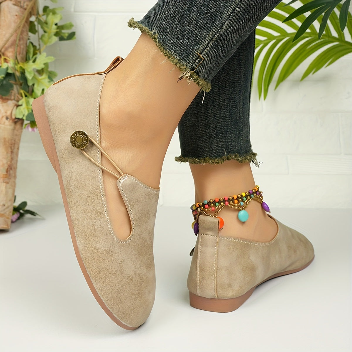 Hazel | Chaussures Orthopédiques Plates Antidérapantes Rétro
