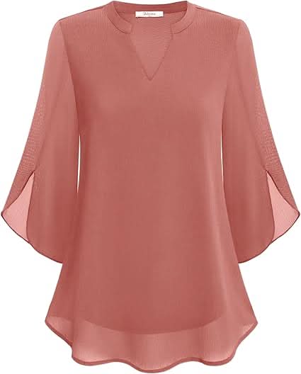 Marguerite™ | Blouse fluide à effet superposé