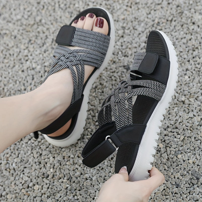Soline | Sandales Sport-Chic à Semelle Haute