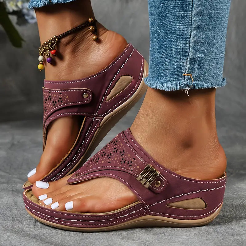 Sandales Isaline™ Cousues