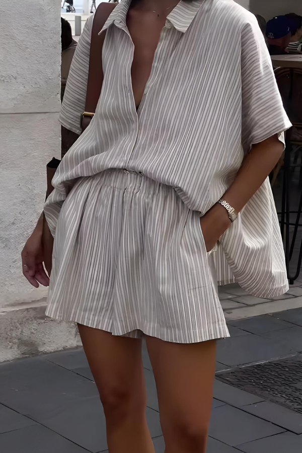 Amandine | Ensemble court moderne et élégant