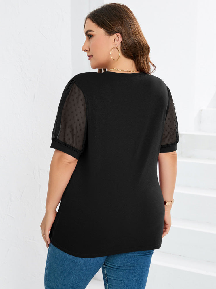 Véronique™ | Blouse Élégante avec Manches Bouffantes