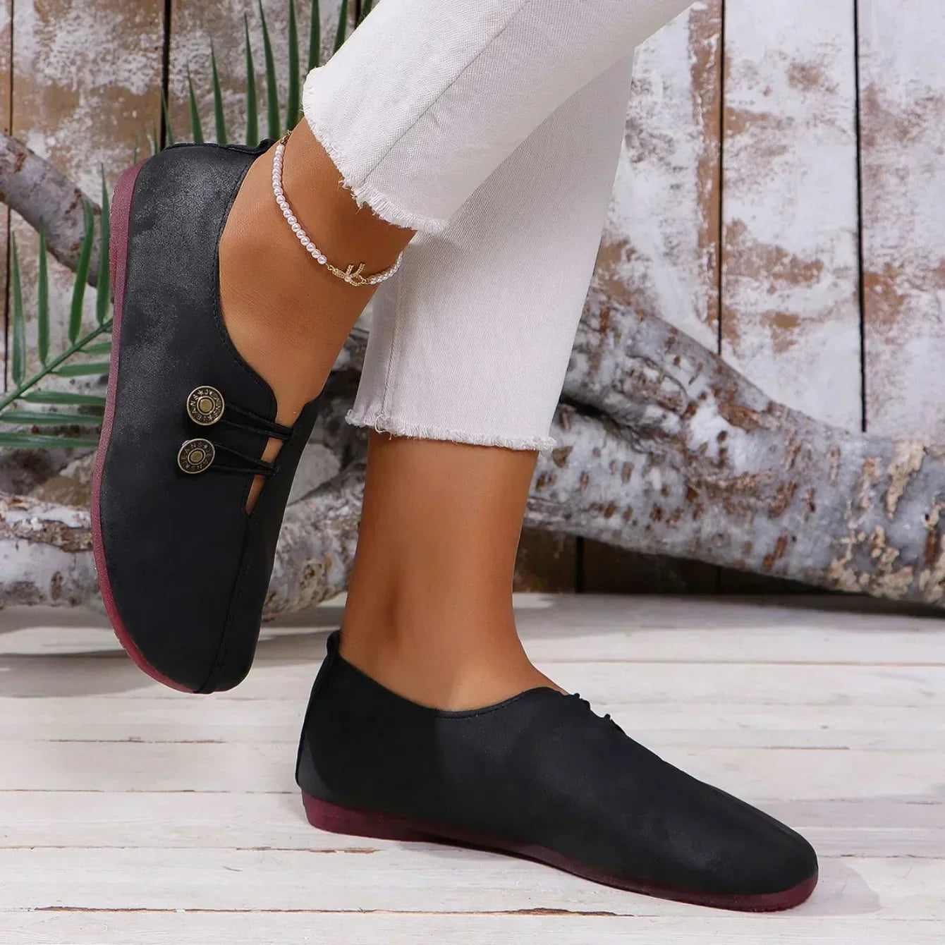 Liliane™ – Mocassins en Suède Orthopédique