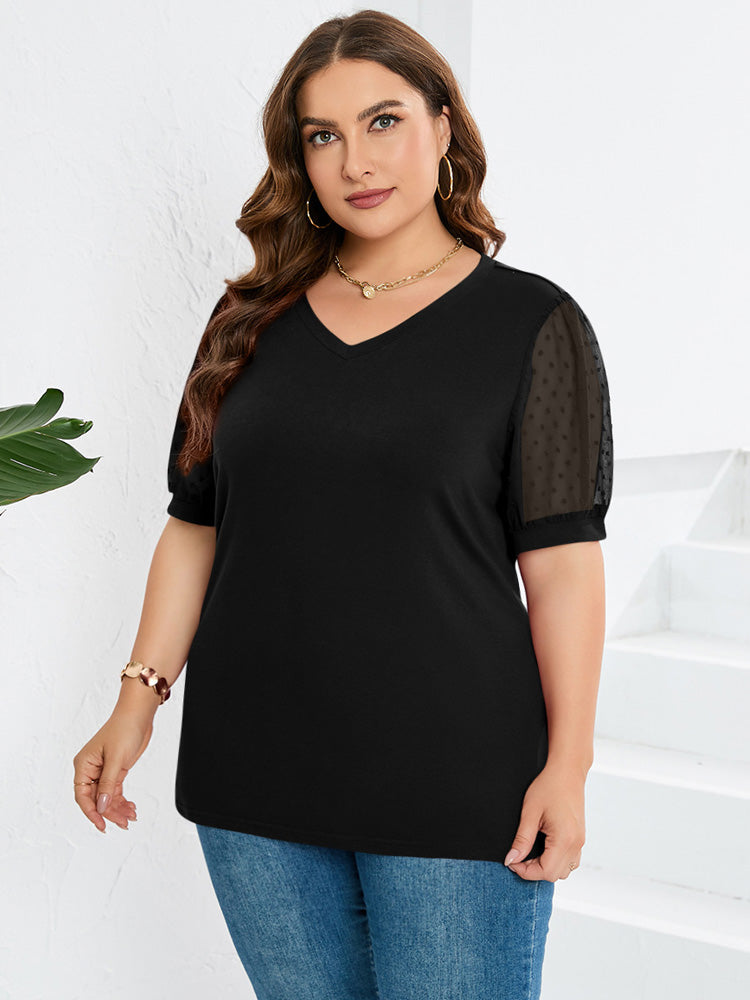 Véronique™ | Blouse Élégante avec Manches Bouffantes