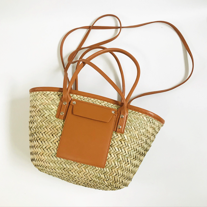 Camille™ | Sac Cabas Élégant en Raphia