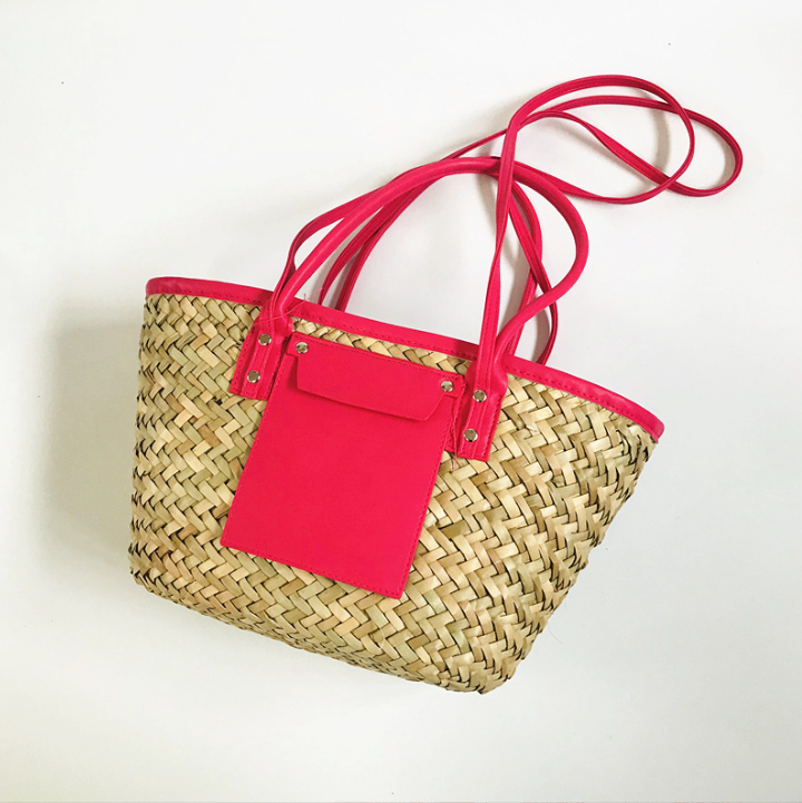 Camille™ | Sac Cabas Élégant en Raphia