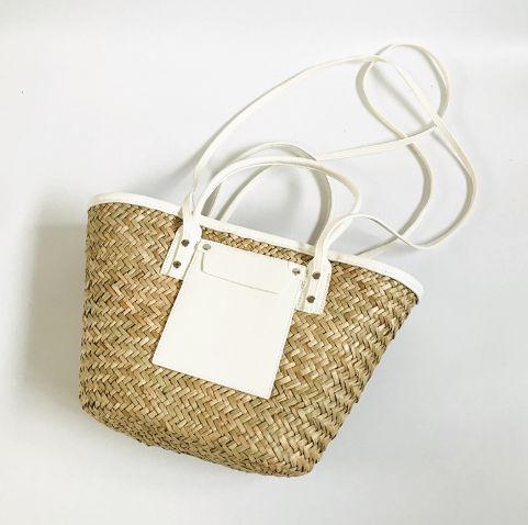 Camille™ | Sac Cabas Élégant en Raphia