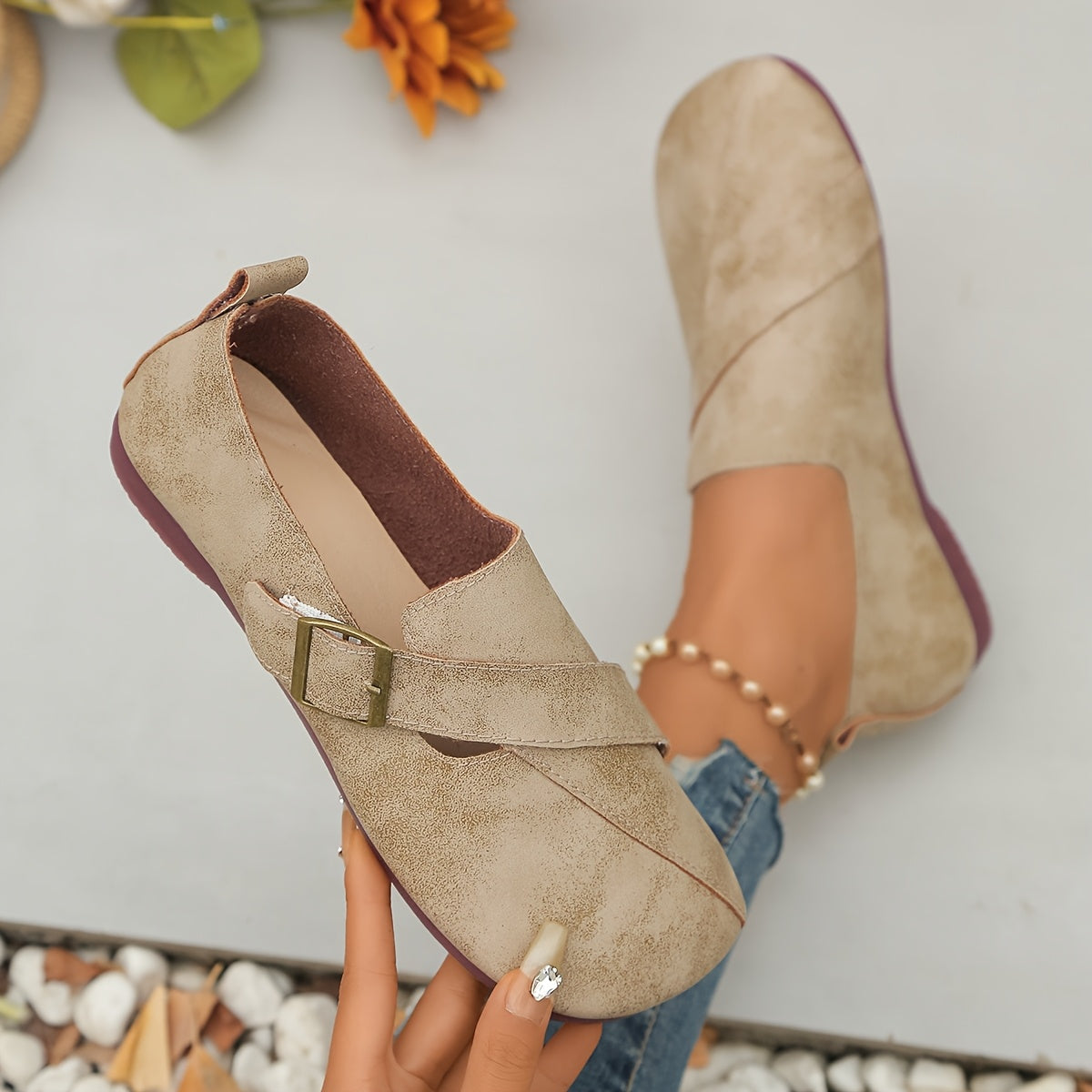 Elowyn | Chaussures Orthopédiques Retro Slip-On