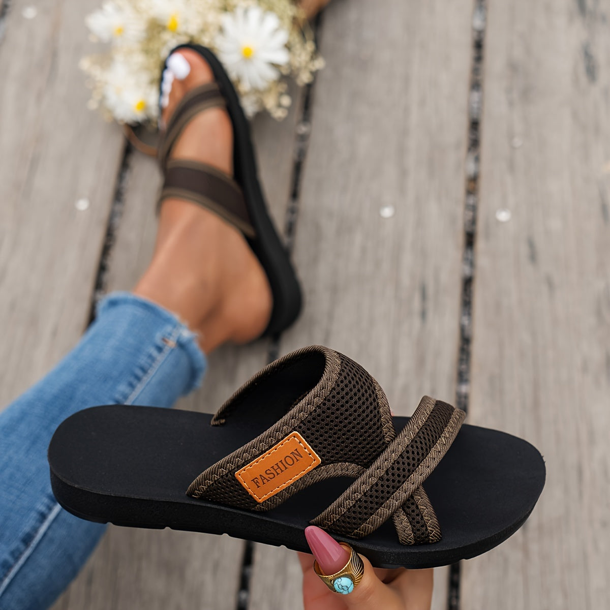 Anny – sandale filet respirante