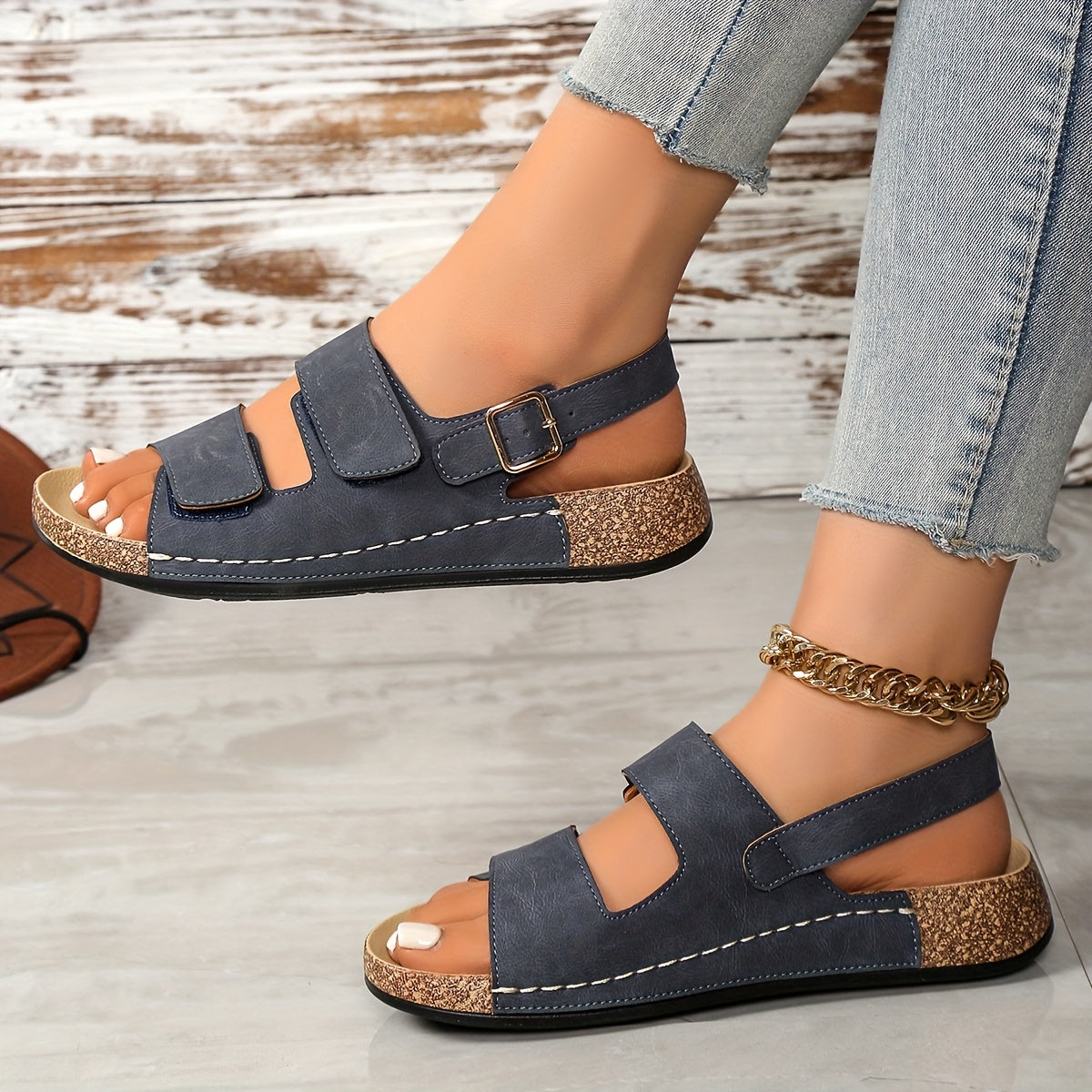 Amandine | Sandales Plates de Soutien