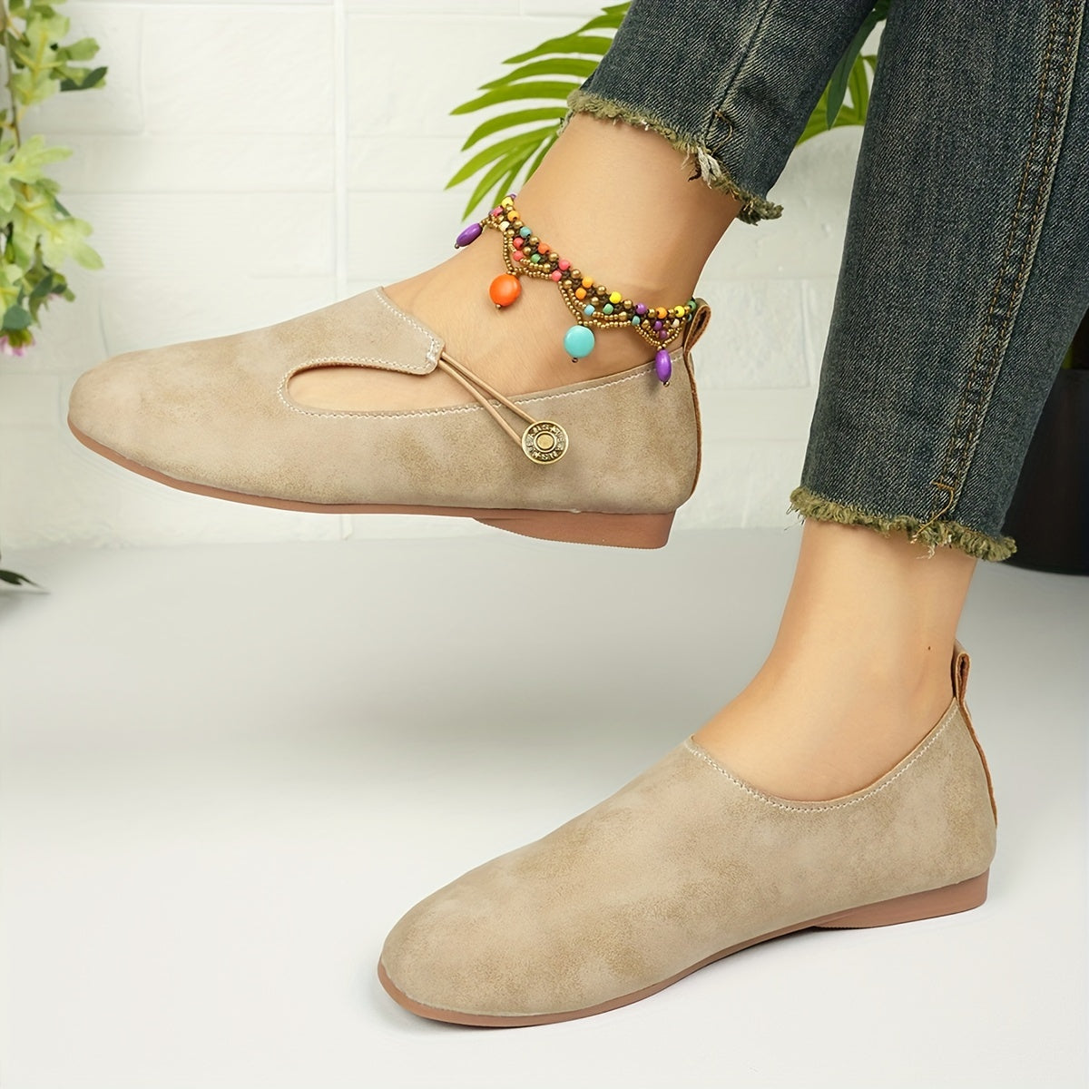 Hazel | Chaussures Orthopédiques Plates Antidérapantes Rétro