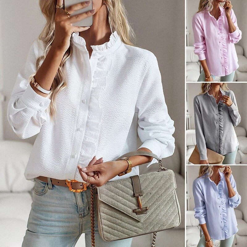 Aude™ | Blouse Élégante et Confortable
