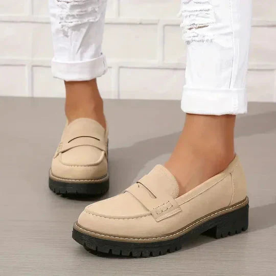Mocassins chunky confortables pour femmes