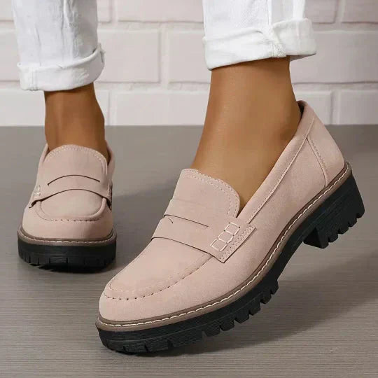 Mocassins chunky confortables pour femmes