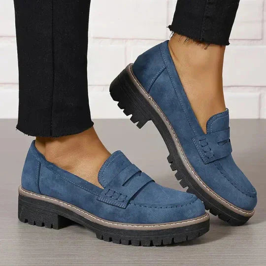 Mocassins chunky confortables pour femmes