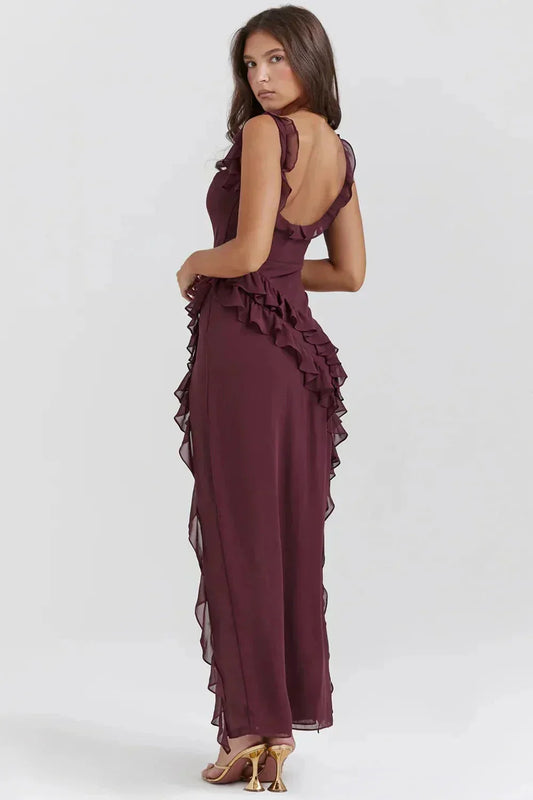 Lenoir™ | Robe élégante avec jambes ouvertes