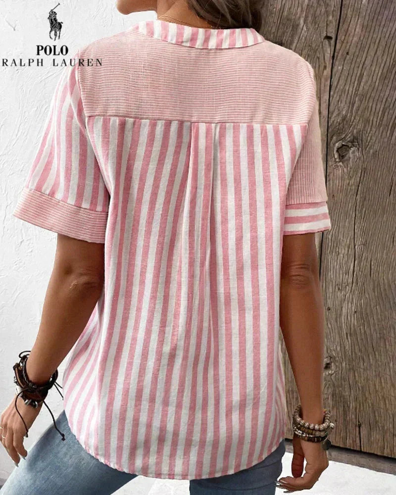 Édith | Blouse en coton qui laisse respirer la peau