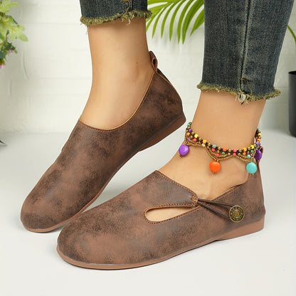 Hazel | Chaussures Orthopédiques Plates Antidérapantes Rétro