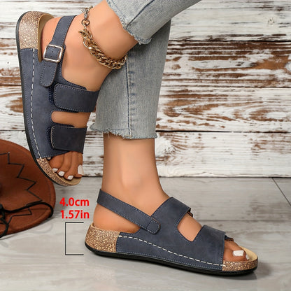 Amandine | Sandales Plates de Soutien