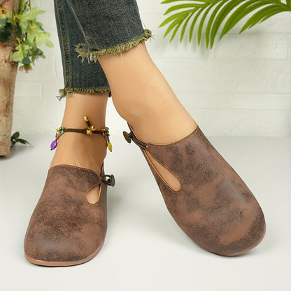 Hazel | Chaussures Orthopédiques Plates Antidérapantes Rétro