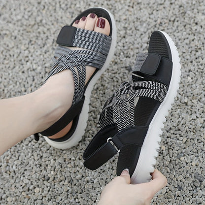 Soline | Sandales Sport-Chic à Semelle Haute