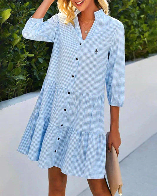 Véronique | Robe légère qui allonge la silhouette