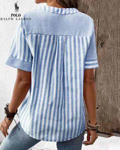 Édith | Blouse en coton qui laisse respirer la peau