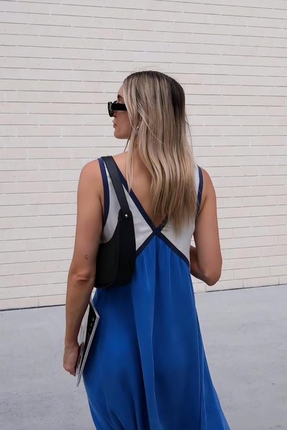 Élena | Élégante robe midi sans manches