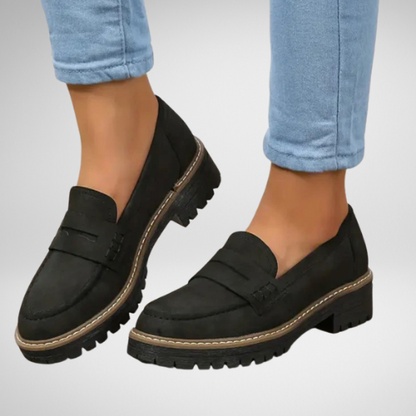Mocassins chunky confortables pour femmes
