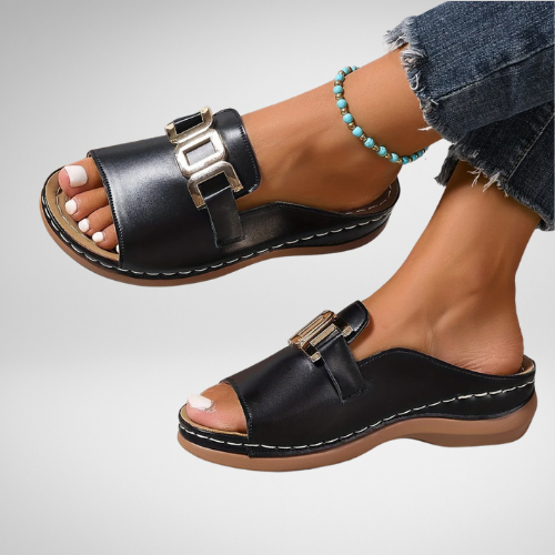 Vivienne™ | Sandales à Boucle Confortables