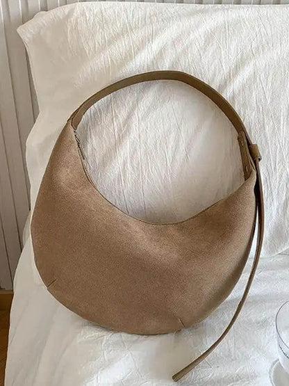 Coralie | Sac Demi-Lune en Suédine