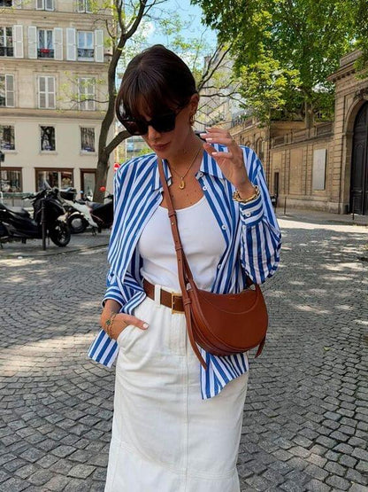 Edmée | Sac Selle Tan Élégant