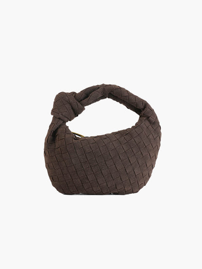 Anémone | Mini sac en daim tissé