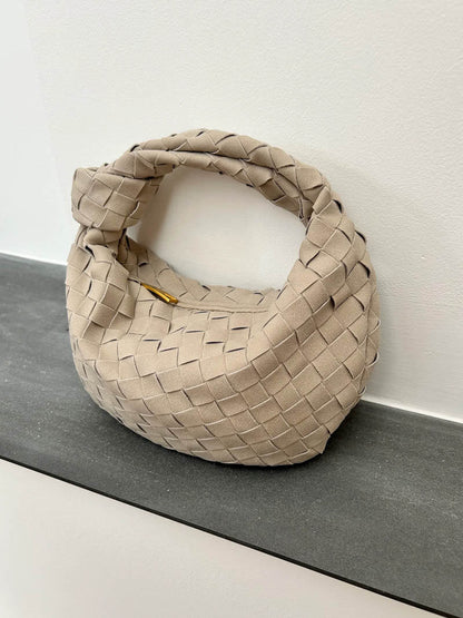 Anémone | Mini sac en daim tissé