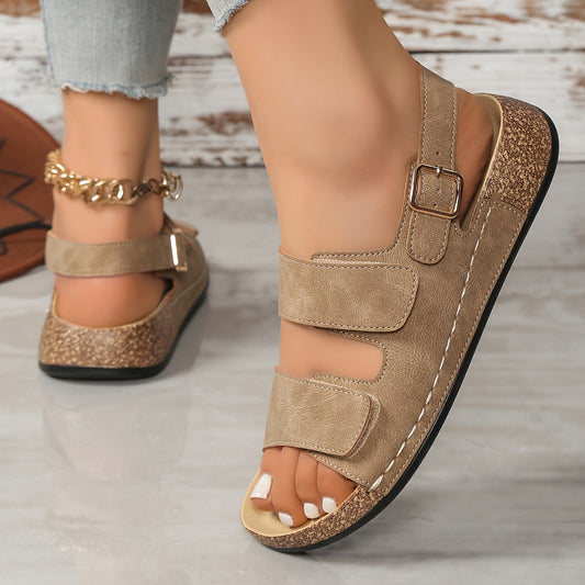 Amandine | Sandales Plates de Soutien