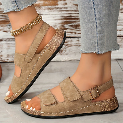 Amandine | Sandales Plates de Soutien