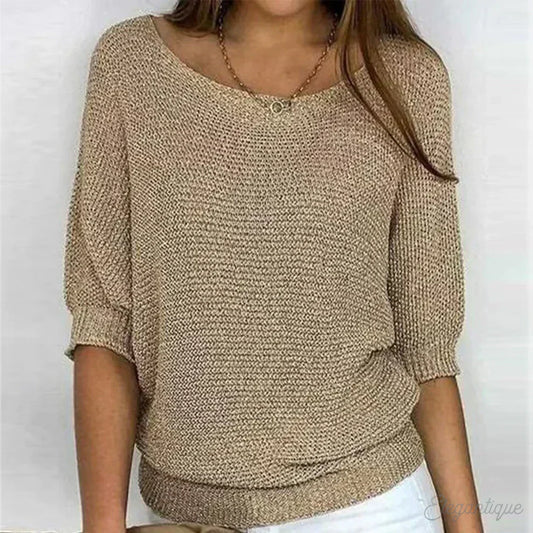Fleur - Top tricoté décontracté